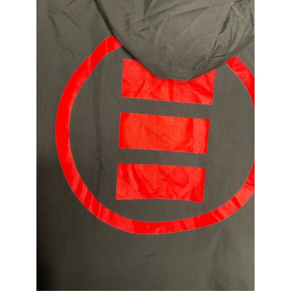 Independent Trading Raincoat Men’s Large Water-resistant Hooded Windbreaker Y2K - Picture 9 of 14